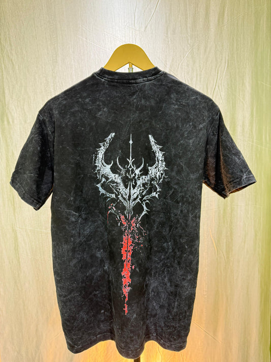 Men’s Acid Wash Oversized T-Shirt | Cotton Blend Graphic Tee for Streetwear & Casual Style